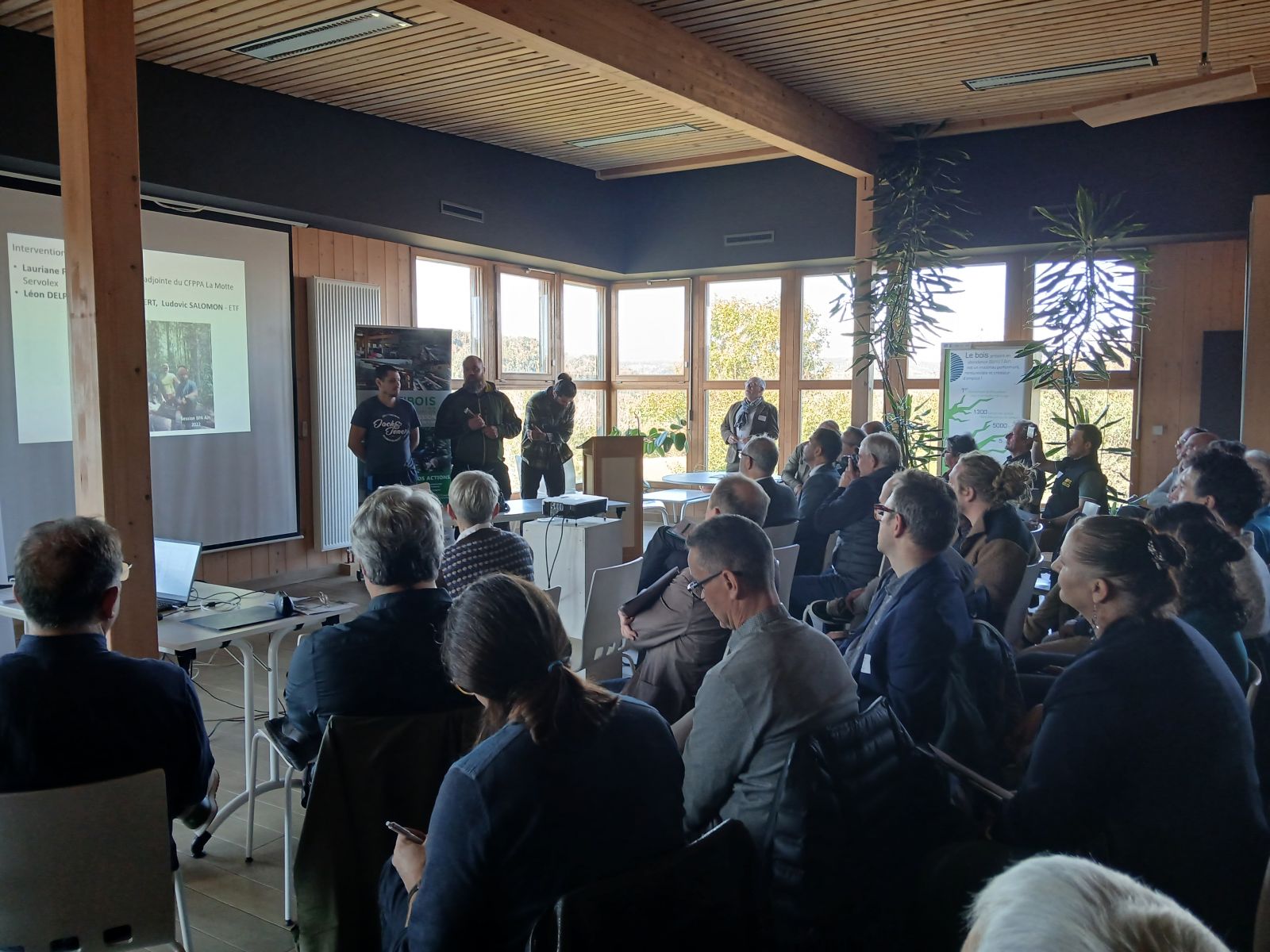 Intervention de 3 Entrepreneurs de Travaux Forestiers récemment installés