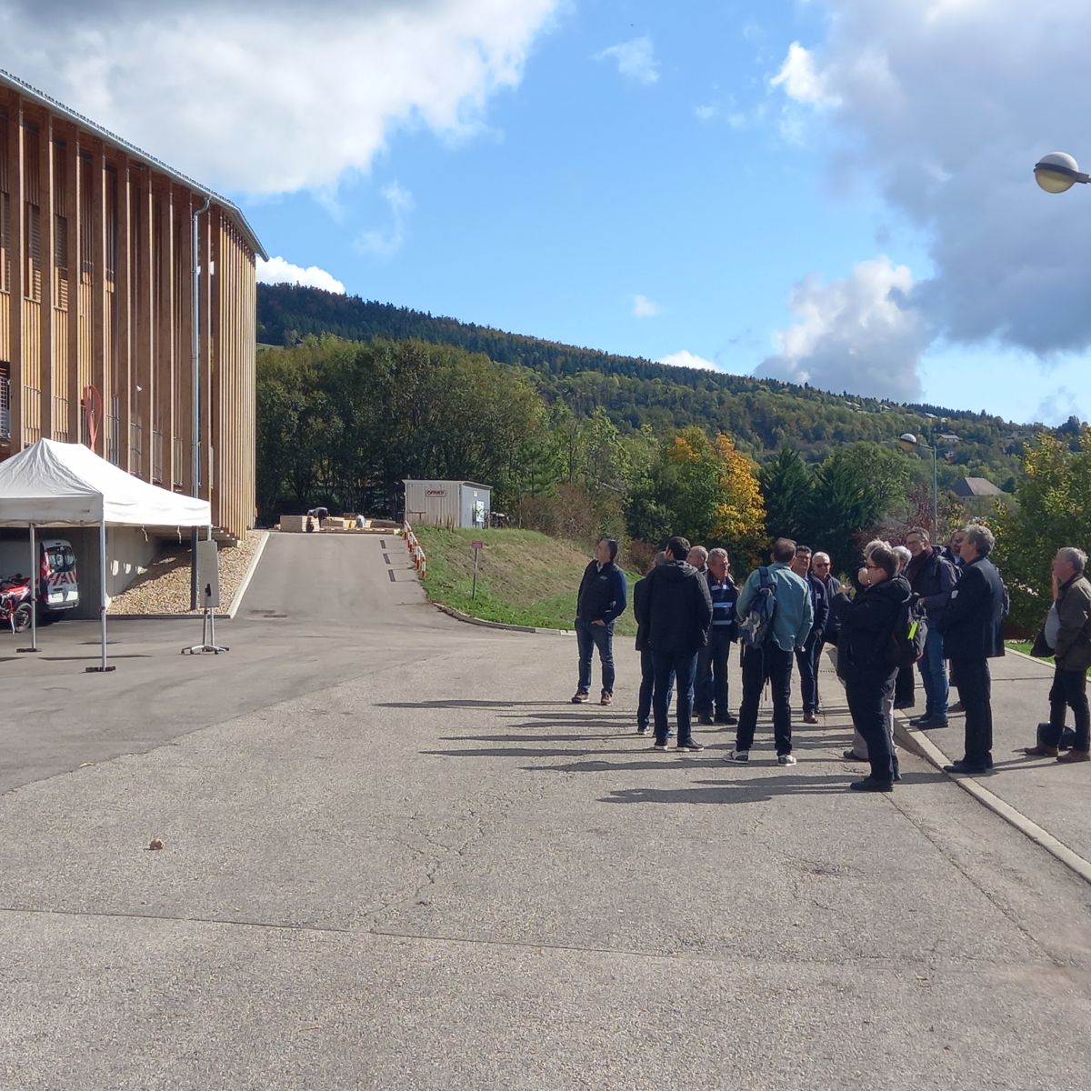 Visite de l'ETB par Séverin PERREAUT