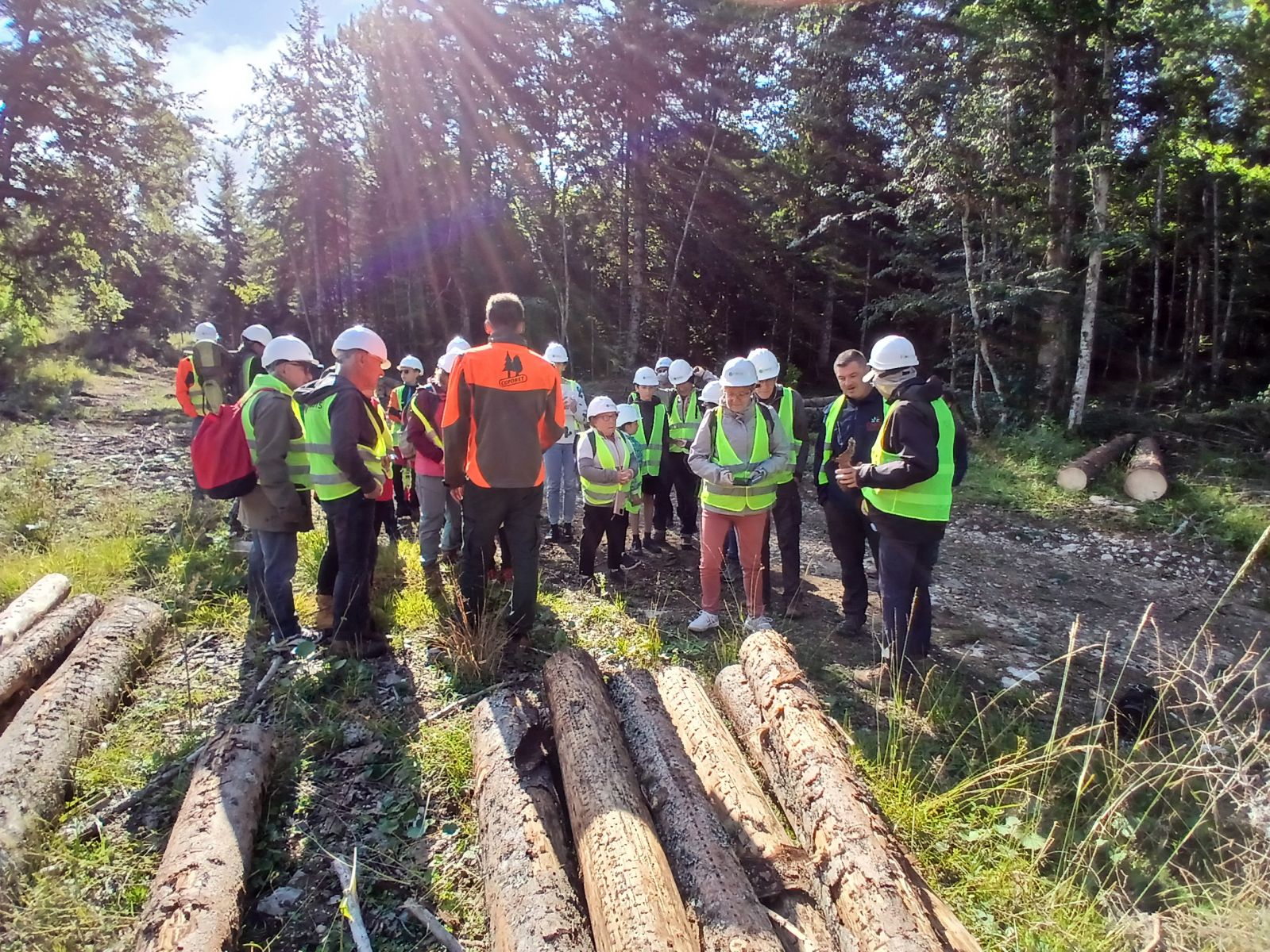 25 juillet sur le Plateau de Retord avec Coforêt et le CNPF
