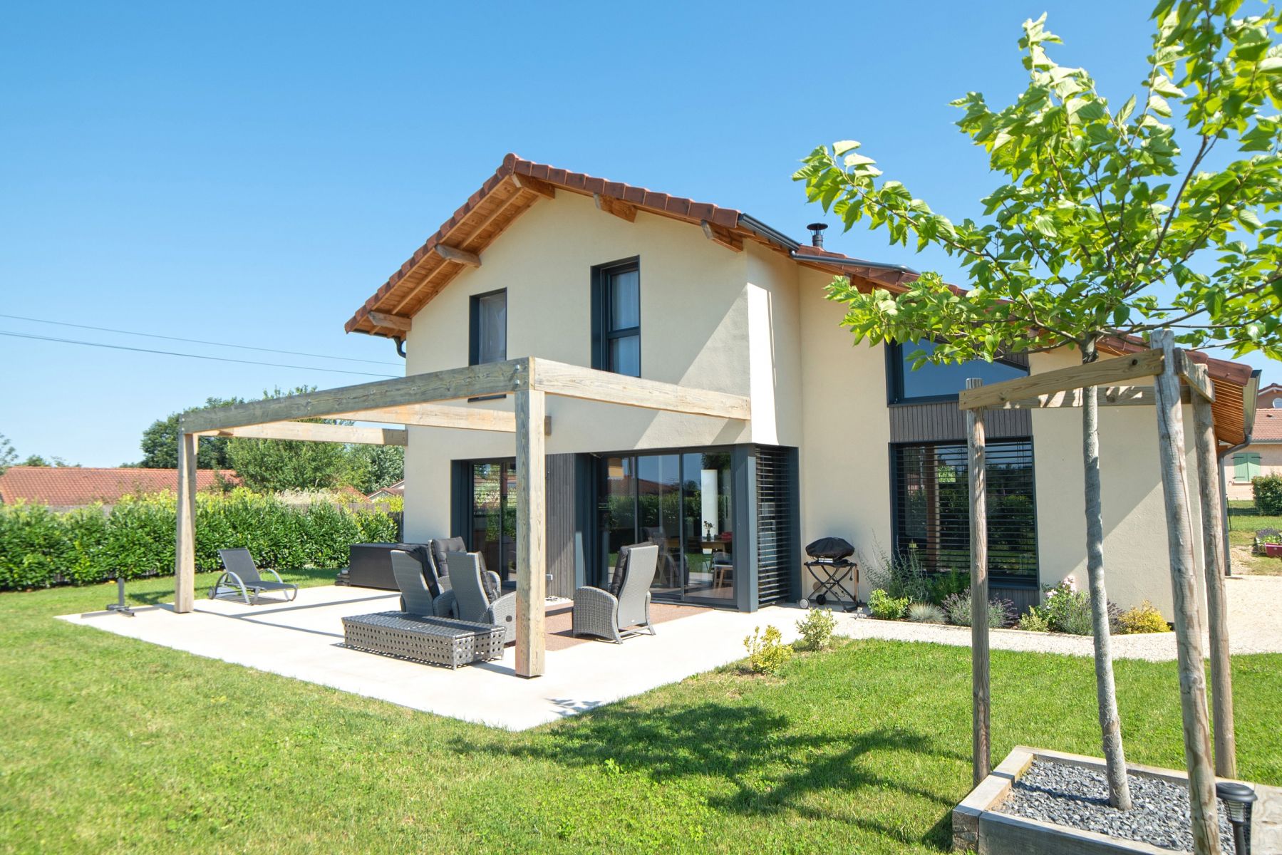 Maison à Jasseron - photos Bresse Bâti Confort