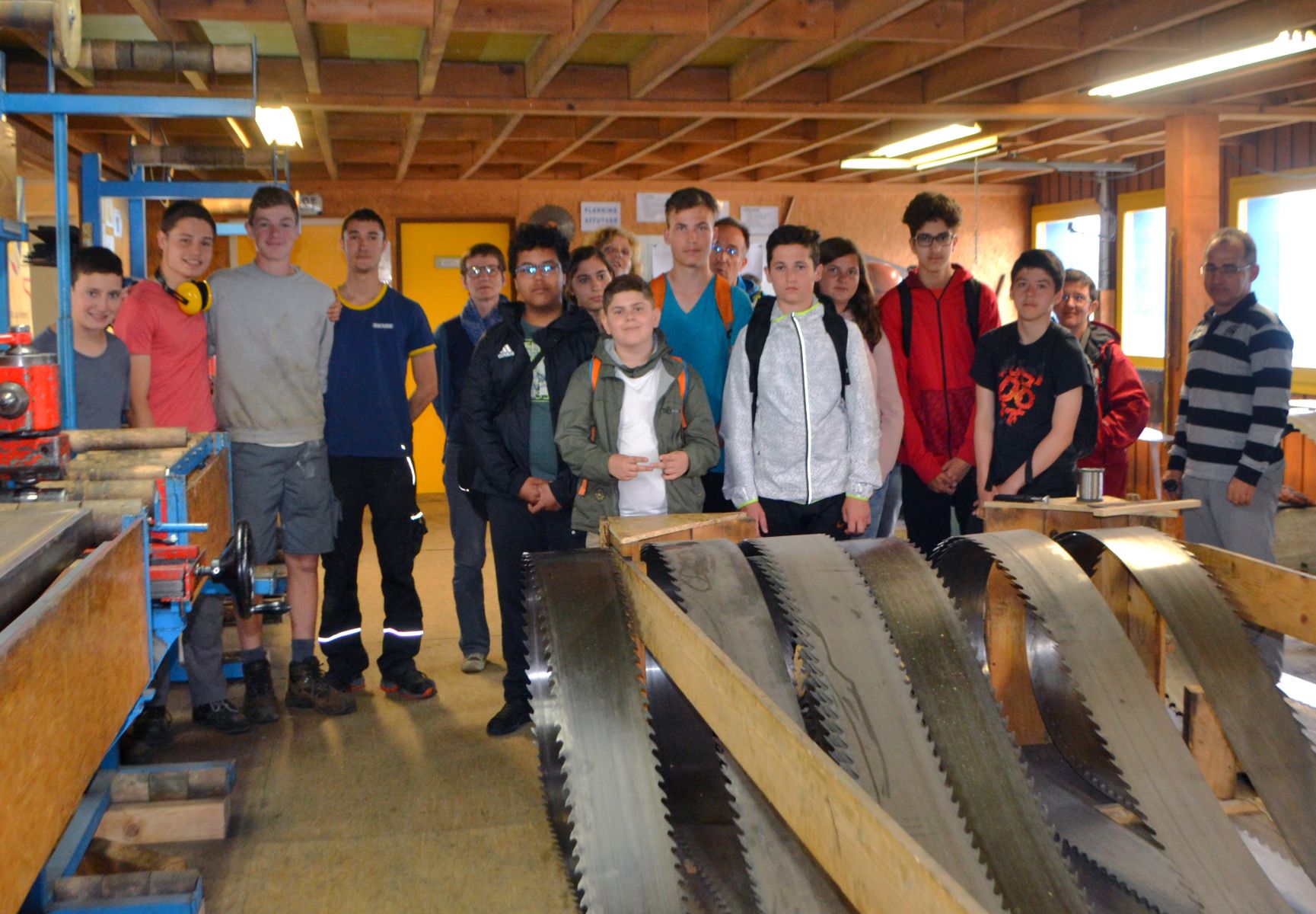 Visite de l'ETB par des collégiens